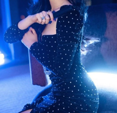 Vintage 40'er Glamourøs Kjole