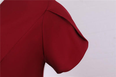 Vintage Kjole Knapper Bourgogne