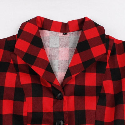 Vintage Ternet Skjortekjole