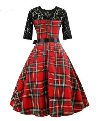 Vintage Blonde Ternet Kjole