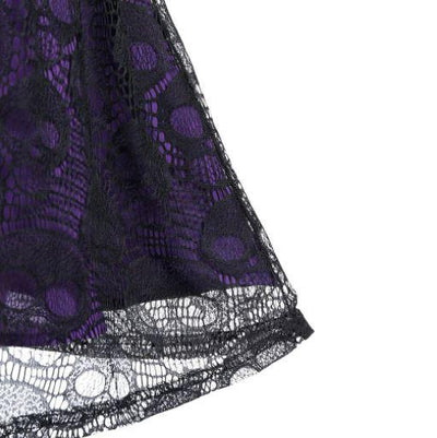 Vintage Gotisk Lilla Kjole