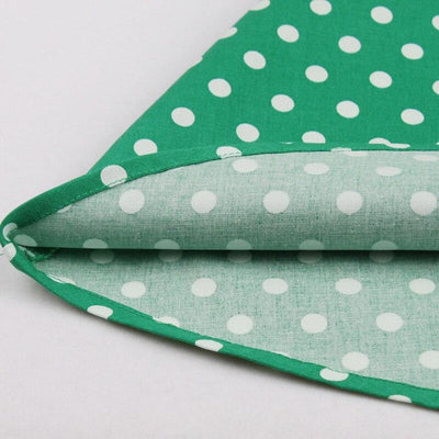 Vintage Plus Size Grøn Bæltekjole