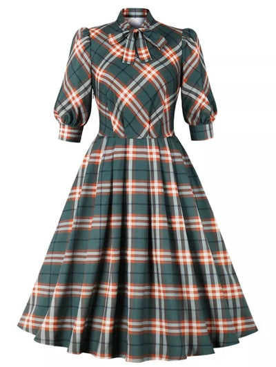 Vintage Vinterternet Kjole