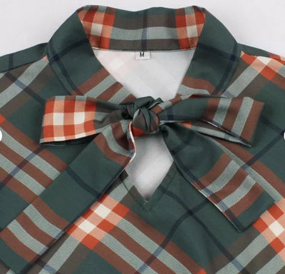 Vintage Vinterternet Kjole