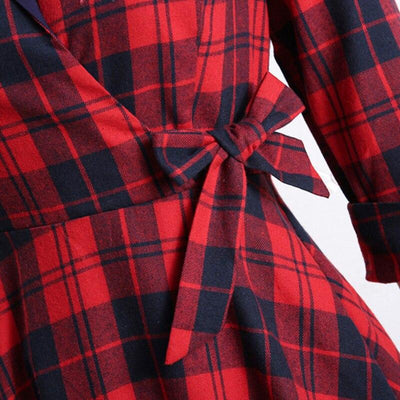 Vintage Vinter Bomuldskjole