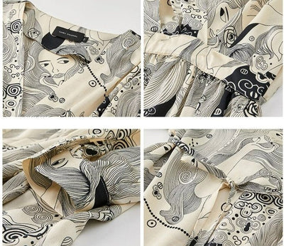 Vintage Grå Brudekjole