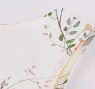 Vintage Lang 50'er Hvid Kjole