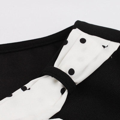 50'er Kjole Med Sløjfe