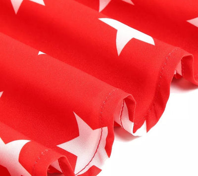 Vintage Pin Up Heart Usa Kjole