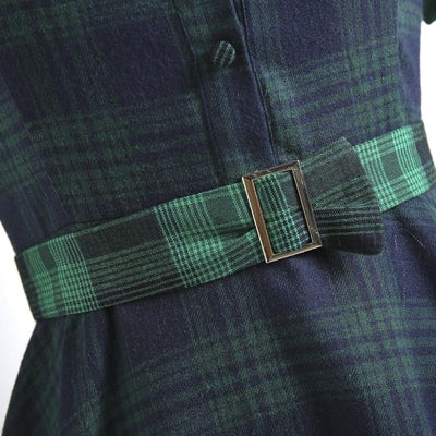 Vintage Pin Up Business Collar Kjole