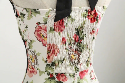 Vintage Blomster Pin-Up Kjole