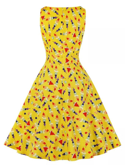 Vintage Kjole Sidelommer