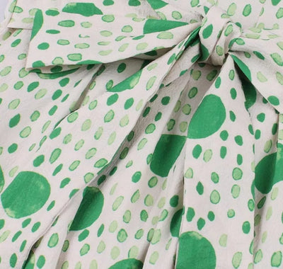 Vintage Dots And Stripes Kjole