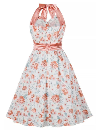 Vintage Lyserød Brudekjole