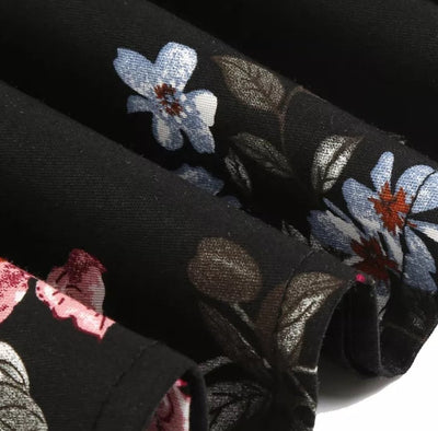 Vintage Rockabilly Kjole 50'er Blomster