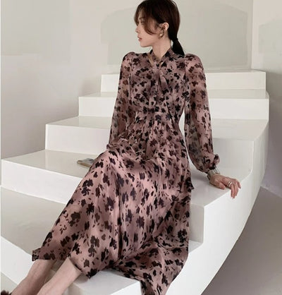 Vintage Pink Kjole Fra 1940'erne