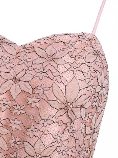 Vintage Rose Broderi Kjole