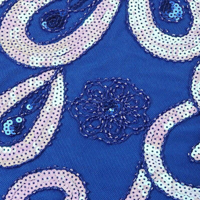 20'er Stil Kjole Blå