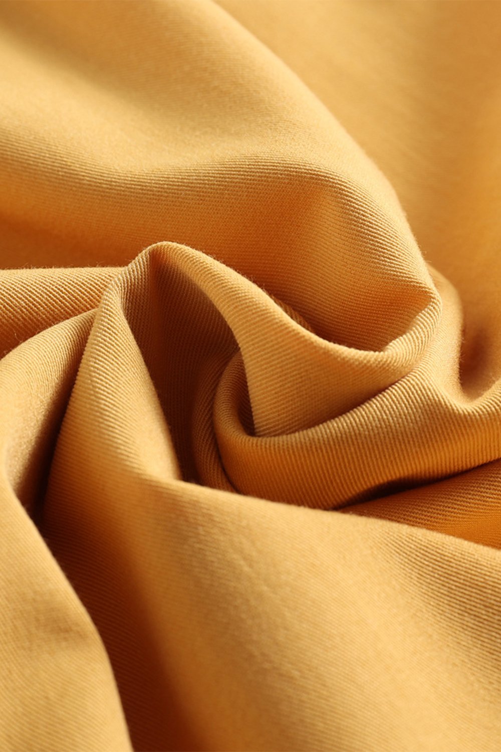 Vintage Gul Midikjole Fra 1950'erne