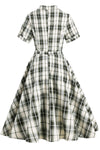 Vintage 50'er Plaid A-Line Kjole