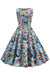 Vintage Blomsterkjole Fra 1950'erne