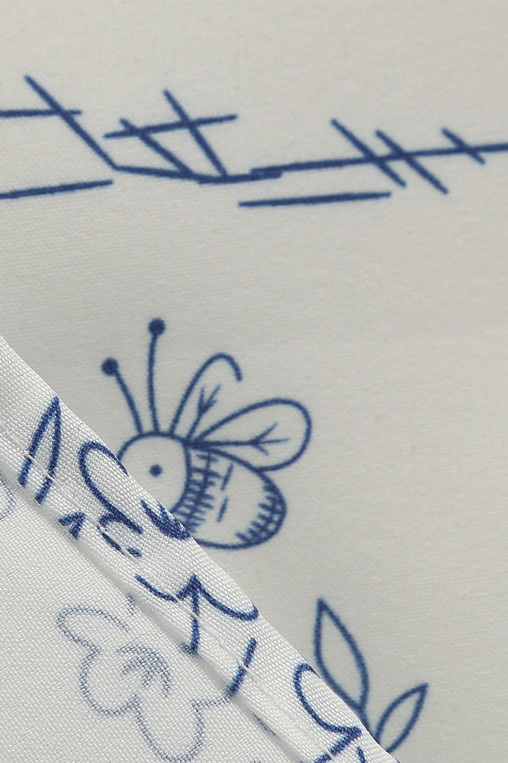 Vintage Kjole Med Blomstertryk Fra 1950'erne