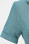 Vintage 1950'er Plaid Bælte Kjole