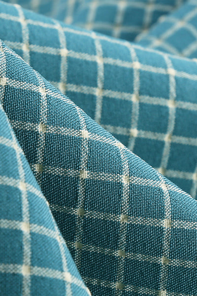 Vintage 1950'er Plaid Bælte Kjole