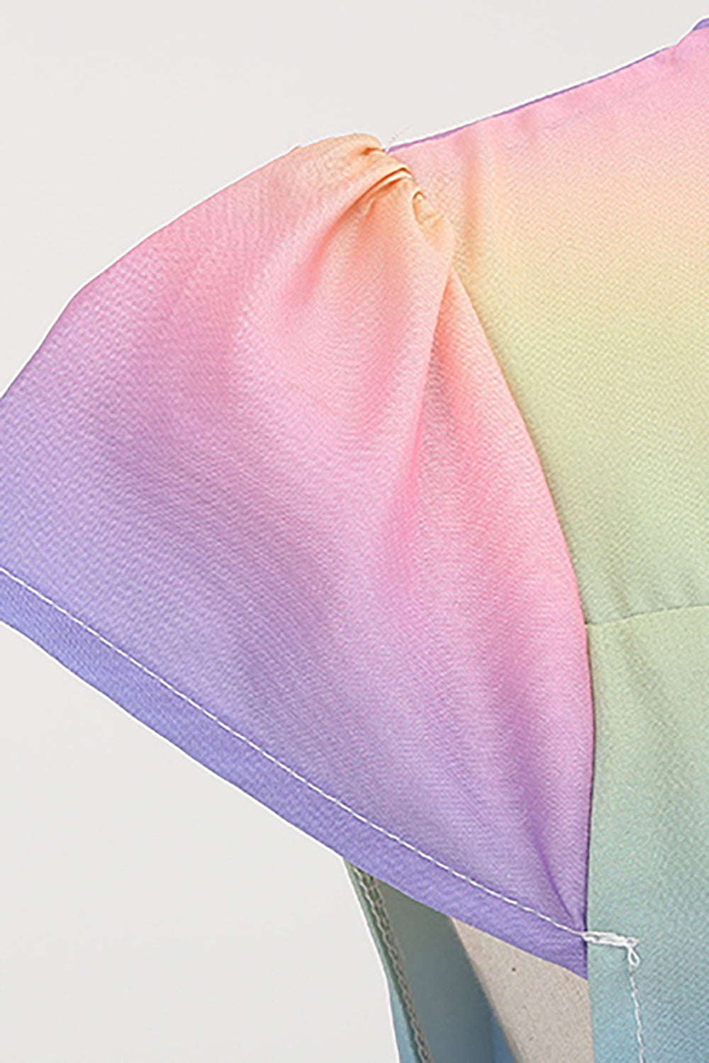 Vintage Regnbuekjole I 50'er Stil