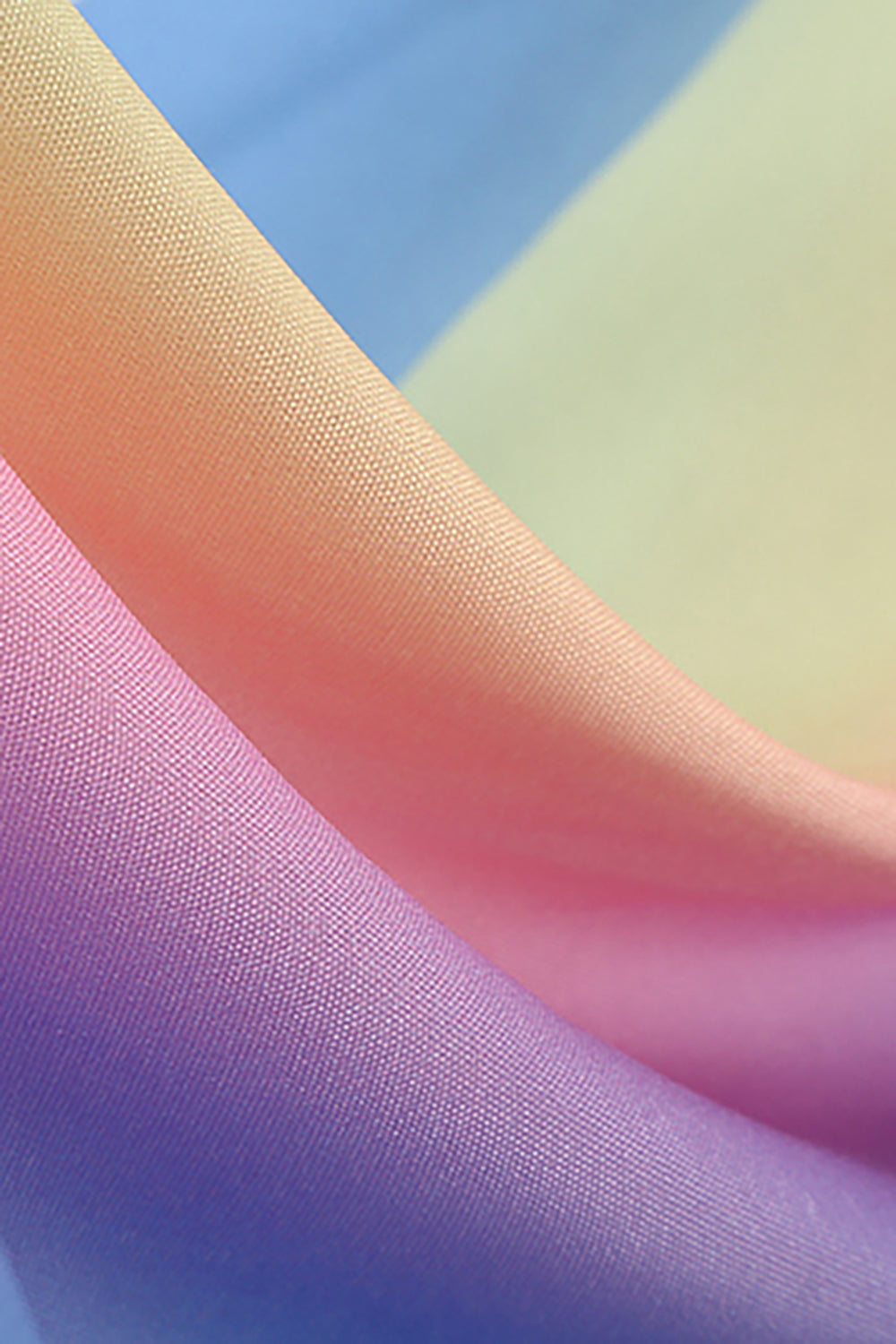 Vintage Regnbuekjole I 50'er Stil