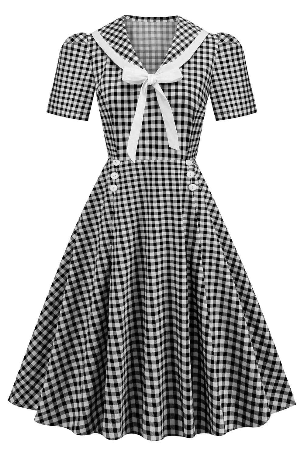 Vintage Kjole Med Sløjfe