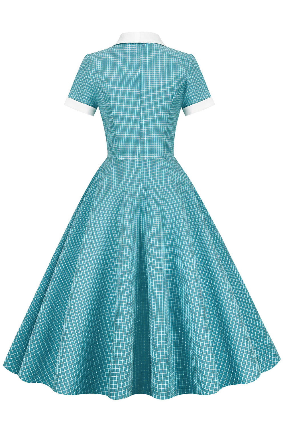 Vintage Ternet Sjalkrave Kjole