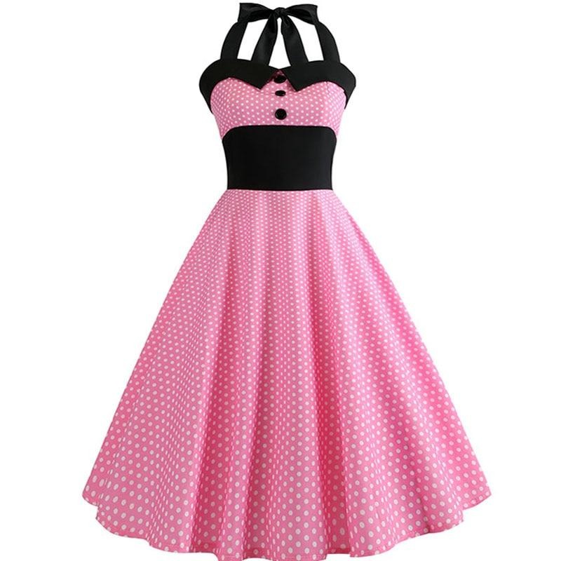 Stropløs Vintage Kjole