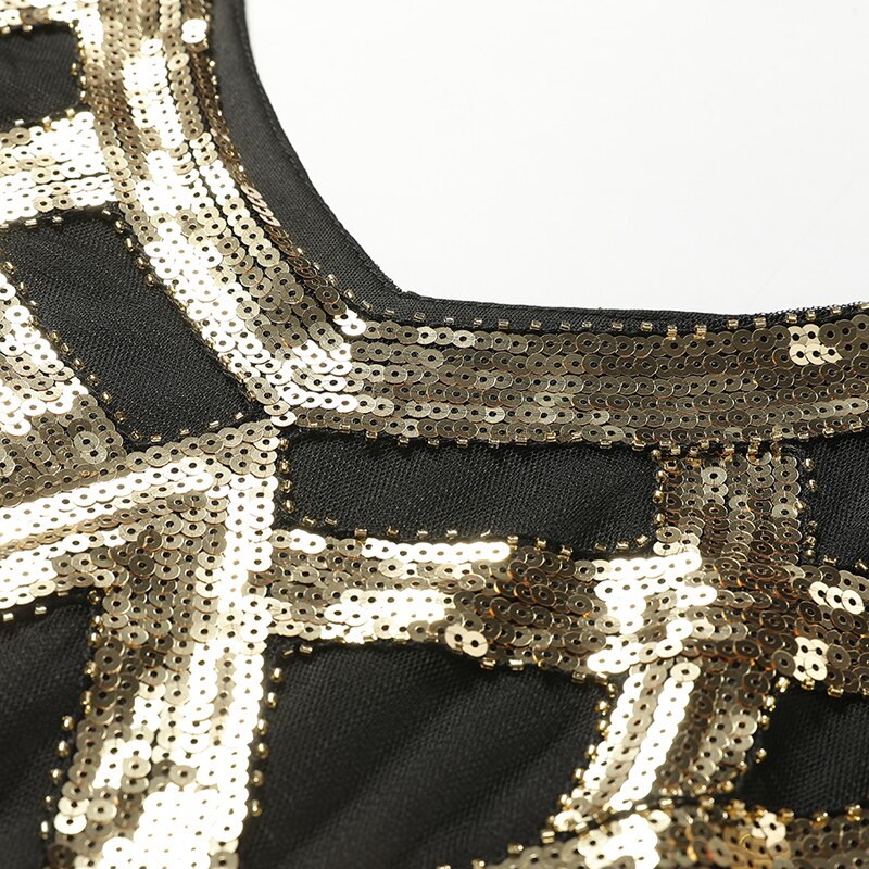 20'er Vintage Guldkjole