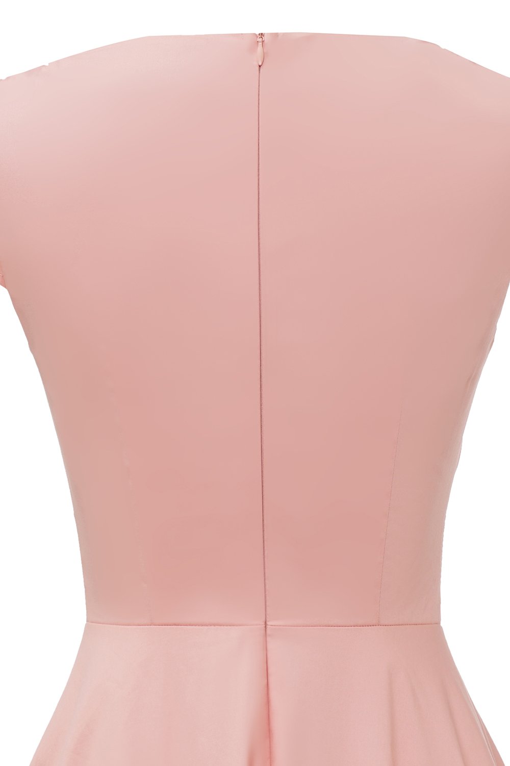 Pink Vintage Kjole Med Sweetheart Hals