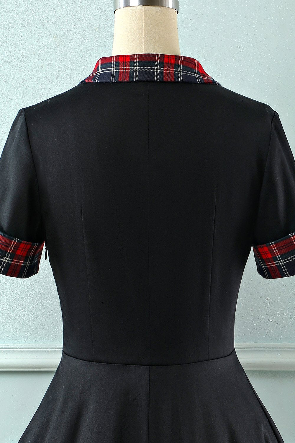 Vintage Turndown-Krave Kjole