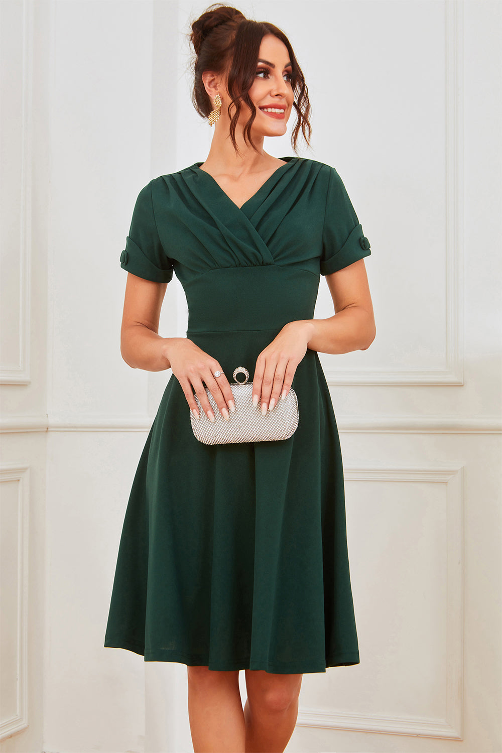 Vintage Mellemlængde Trapezkjole