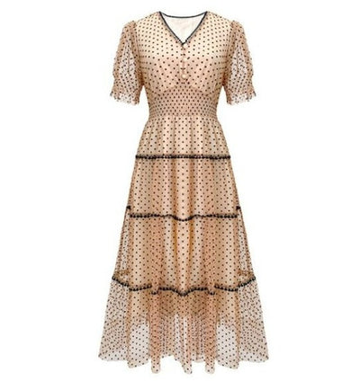 Vintage 40'er Kjole Champagne