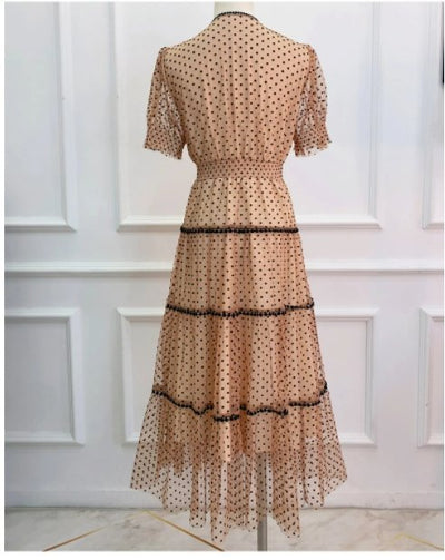 Vintage 40'er Kjole Champagne