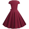 50'er Vintage Bourgogne Kjole