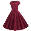 50'er Vintage Bourgogne Kjole