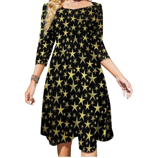 70'er Vintage Chic Damekjole