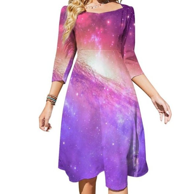 Vintage Lyserød Kjole Fra 70'erne Til Kvinder