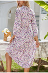 Vintage Blomster Lang Kjole