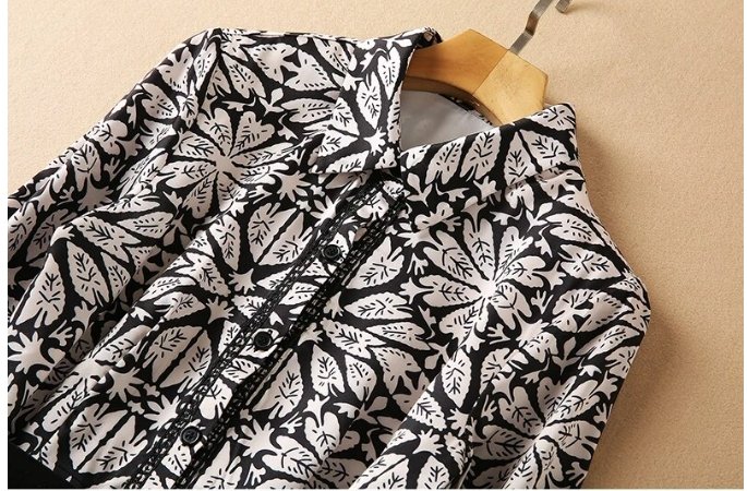 40'er Sorte Blomsterkjole