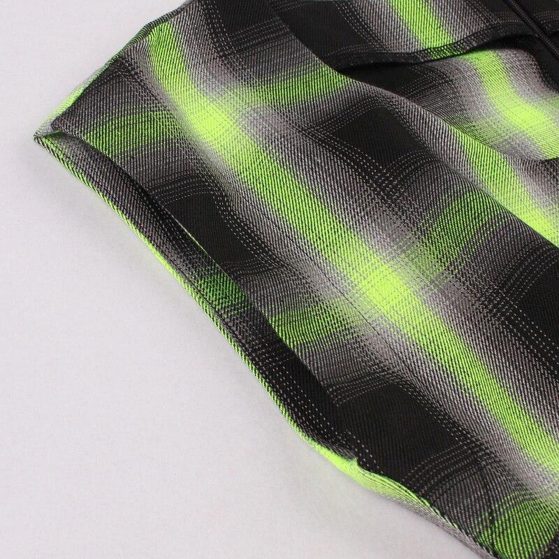 Ærmeløs Vintage Plaid Kjole