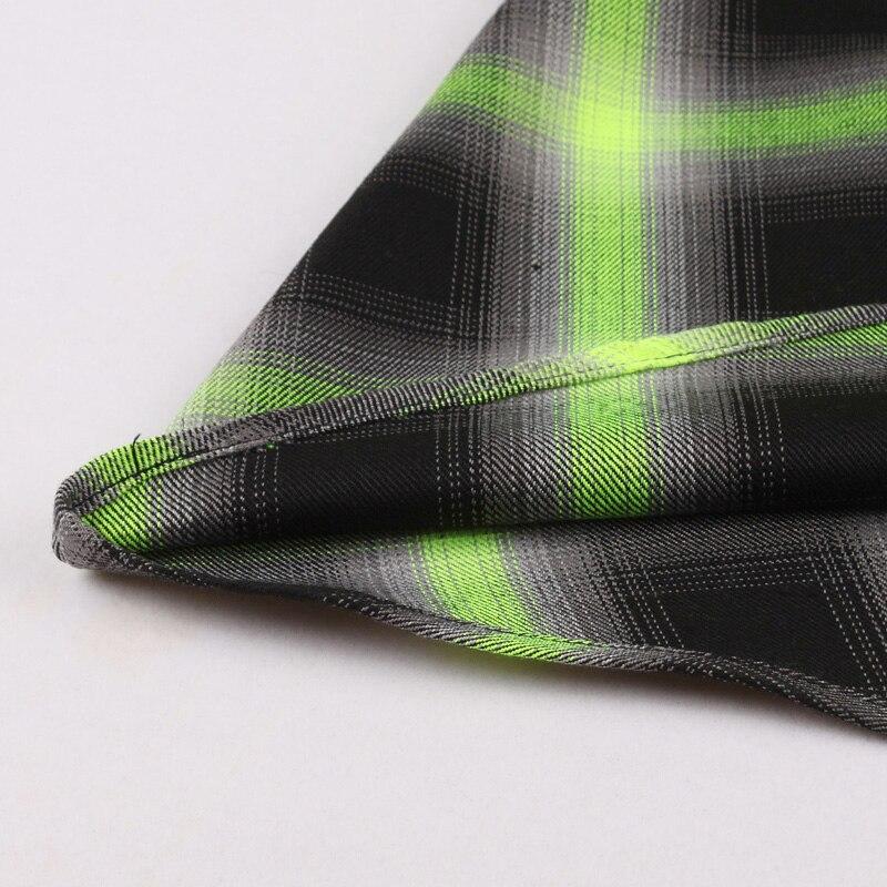 Ærmeløs Vintage Plaid Kjole