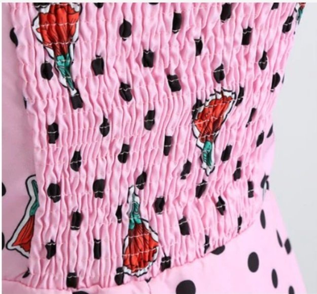 Vintage Polka Dot Kjole