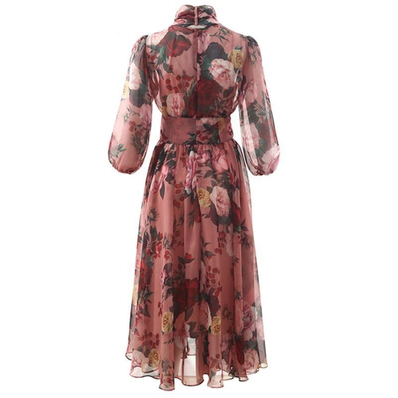 40'er Kjole Med Sløjfe