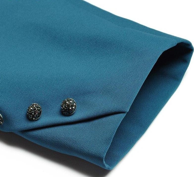 40'er Kjole Vinterblå